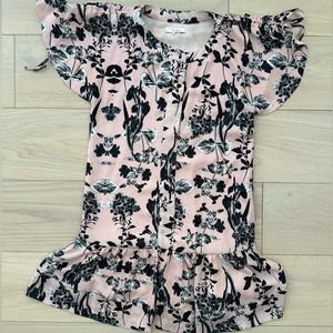 PARKER NY PINK FLORAL DRESS